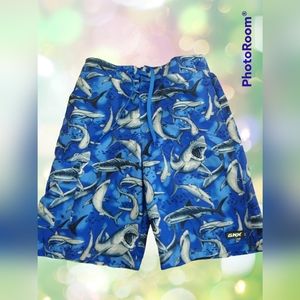 #2009 shark GNX Swim trunks boys 14-16